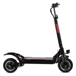 LJP Scooter LJP Electric Scooter Portable Folding 75km / h Max Speed Dual 1300w Motors E-scooter Up To 70KM Range Black Adults 10 Inch Tires