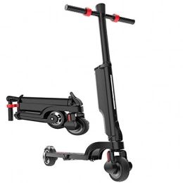 LLCX Scooter LLCX Electric scooter, Mini 5.5 inch tire adult city scooter Speed ​​up to 25km / h With LCD display - front and rear LED lights and Bluetooth speakers(6AH / 250W removable battery)