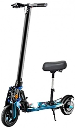 LLKK Scooter LLKK An electric scooter with removable seats, 10.5 inches pneumatic tire 500W brushless motor 3 double disc speed mode a maximum speed 30KM / H LED display 40KM long distance, B2 (Color : A)