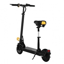 LUO Scooter LUO Electric Scooter, Electric Moped Scooter, 36V / 350W Speed up to 30Km / H Height Adjustable for Adult, Black, 6Ahbatterylife20To30Km, 14Ahbatterylife40To60Km