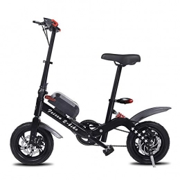 LUO Electric Scooter LUO Electric Scooter，Mini Folding Electric Bicycle, Electric Moped, Adult Lithium Battery Electric Scooter