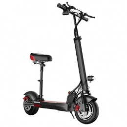LUO Electric Scooter LUO Electric Scooter, Ultralight Foldable Electric Scooter 36V / 350W Motor 30Km / H High Speed, USB Charging Kick Scooter 10 '' Height Adjustable for Adults and Teens, 30~40Km, 30~40Km