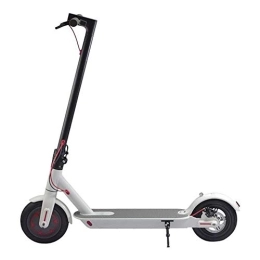 LXYDD Scooter LXYDD Electric Scooter 300W High Power Foldable Scooter Lightweight with LCD-display, 25KM Long Range, 42V Rechargeable Battery Kick Scooters, Max Speed 20km / h, White, 6.6A