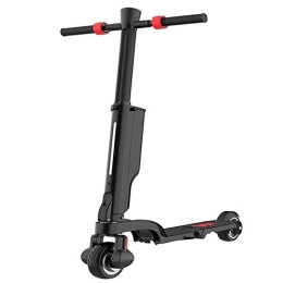 LXYDD Scooter LXYDD Electric Scooter Adult 250W High Power Smart 5.5''E-Scooter, Lightweight Foldable with LCD-display, 20KM Long Range, 24V Rechargeable Battery Kick Scooters, Max Speed 25km / h, Black, With backpack