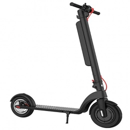 LXYDD Scooter LXYDD Floding E Scooter for Adults Electric Scooter Adults, Max Speed 32km / h 10 Inch Vacuum Tire, LED Display, 45KM Long-Range, Ultra Lightweight, 10 inch, Max 350w, 3 seconds Folding, Black, 10 inch