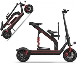 Miwaimao Electric Scooter miwaimao Electric Scooter with Detachable Seat, Up to 93.2 Miles Long-Range Battery, Up to 18.63 MPH, 10.5 inch Explosion-proof Vacuum Tire, Portable and Folding Adults Electric Sco.