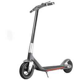 MMJC Electric Scooter MMJC 10-Inch Electric Aluminum Alloy Scooter, Adult Electric Scooter Two-Wheel Power Assist Folding Scooter