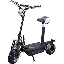 MMJC Scooter MMJC Electric Scooters Adults, Portable Folding Electric Bike 12AH High Capacity Lithium Battery Double Whammy Roller 1000 Watts Max Speed 40 Km / H