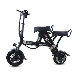 MMJC Electric Scooter MMJC Electrical Fat Tire Scooter, 48V 500W Adult City with 2-Seater Power Scooter, Key Start And Power Display, Black, 8A