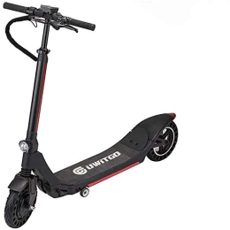 MMJC Scooter MMJC LCD Display Electric Scooters, 30 Km Long Haul, 350-W Engines, Maximum Speed 25 Km / H, Ultralight Foldable Electric Scooters for Adults And Adolescents, 5.2AH