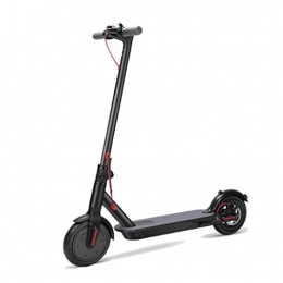 MQH Electric Scooter MQH Portable Folding Electric Scooter with LED Headlights Double Brake System Aluminum Alloy Frame Commuting Adults E-Scooter (Color : Black, Size : 43 * 45in)