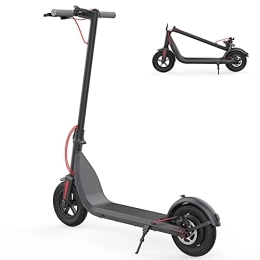 Msoah Scooter Msoah Electric Scooter 10” 20KM / H Foldable Eco Friendly Rechargeable with Powerful Headlight & Maximum Load 125KG
