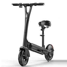 Mu Scooter MU Electric Bicycle, Portable Quick Fold Electric Scooter with 500W Brushless Motor Large LCD Screen Maximum Range 70Km Adult / Teenager City Commute Scooter