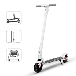 Mu Scooter MU Electric Scooter, City Commuter Portable Foldable Powerful 350W Brushless Motor with LCD Monitor Front and Rear Double Shock Absorption System Adult / Youth Scooter, 6Ah