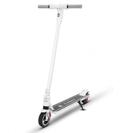 Mu Electric Scooter MU Electric Scooters, Adult Electric Scooter with Led Light 250W High Power Motor 5.5 inch Solid Rubber Tires City Commuter Scooter