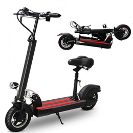 Mu Scooter MU Foldable Electric Scooter, Adult City Commute 3 Speed Mode with Removable Seat Cruise 500W Brushless Motor Maximum Distance 80Km