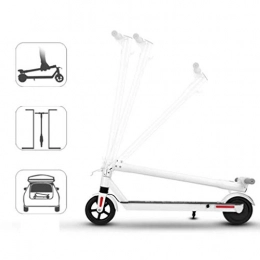 Mu Electric Scooter MU Portable Foldable Electric Scooter, with Powerful 350W Brushless Motor LCD Monitor Front and Rear Double Shock Absorption System Adult / Youth Scooter City Commuter, 7.5Ah