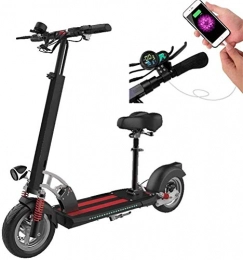 MUXIN Electric Scooter MUXIN Electric Scooter, 10" Vacuum tires, 21 Ah Long-Range Battery, LCD Display, Folding E-Scooter Commuting Scooter, 500W, 45Km / H Top Speed, 45KM Long Range, Easy To Carry, Gift for Adults