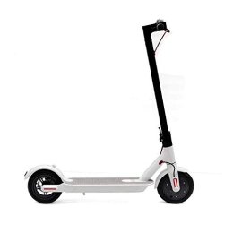 MYYINGELE Electric Scooter MYYINGELE Portable 36V lithium battery electric scooter 36V 350w max over 20km Folding electric bicycle with seat electric skateboard Adult, white