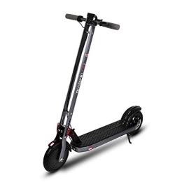 MYYINGELE Electric Scooter MYYINGELE Portable Electric Scooter, 50 km Long-Range, 300w High Power Motor with 8.5 inch Solid Rubber Tires, Folding and Portable E-Scooter for Adults and Teenagers Adult