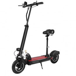 MYYINGELE Scooter MYYINGELE Portable Electric Scooter, Folding E Scooter for Adult, LCD Display, Up to 45km / h, Maximum Load 200kg, 10 Inch Pneumatic Tire, Front LED Light Warning Taillight Adult