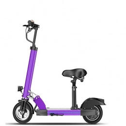N\A Electric Scooter  Electric Scooter Adult 500W, Comfortable Seat, Portable Foldable Electric Scooters, LED Light Strip, LCD Display, Maximum Endurance 100KM, Suitable For Height 150-190cm