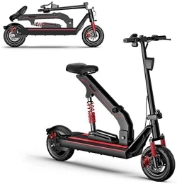 N\A Electric Scooter NA Foldable Electric Scooter 500W, 10-inch Run-flat Tires, 30A Lithium Battery, Simple Shock Absorption Design, Adult Scooters For Car Trunk Electric Scooter Adult