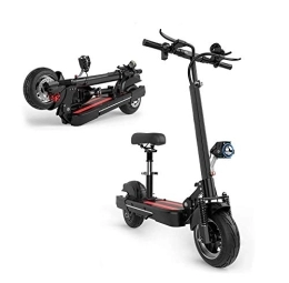 N\A Scooter NA Portable Foldable Adult Electric Scooter 500W, 10-inch Flat Tire Hydraulic Shock-absorbing Aluminum Alloy 45km / h, 48V Lithium Battery, Maximum 150KM, Electric Scooter With Seat