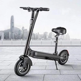 NANXCYR Scooter NANXCYR Adult Electric Scooter, 10 Inches Off-road Scooter with Detachable Seat, 500W Motor LCD Display Remote Anti-theft, Front and Rear Dual Disc Brakes, Max 70 km Long Range, 55Km