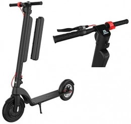 NOPWOK Electric Scooter X8, 350W E-Scooter Power Moter with 10'' Explosion Proof Tires / LED Panel / Embedded battery / Portable & Foldable for Adults