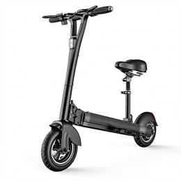 Oaicr Scooter Oaicr Foldable Adult Electric Scooters with Seat, 400W Motor Power, Max Speed 40km / h, 40 km Range of Riding, LCD Screen Display, LED Headlights, Taillight, Remote Operation