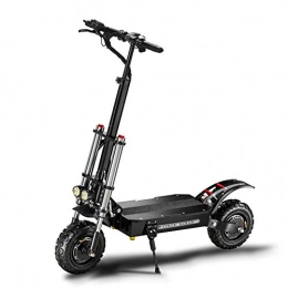 TGHY Electric Scooter Off-Road Electric Scooter for Adults 85KM / H & 50-100KM Range 11" All-Terrain Tire 5400W Brushless Motor Professional Folding Electric Scooter Hydraulic Disc Brake Remote Control, 100km