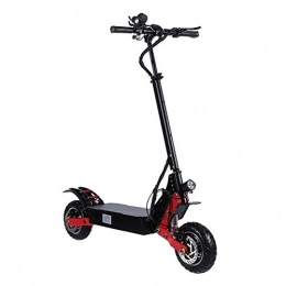 OUY Scooter OUY Electric Scooter 80 Kilometer Long-Range Portable Folding Design Commuting Motorized Scooter For Women And Men Adult Scooter (Color : Black, Size : 52V / 35A)
