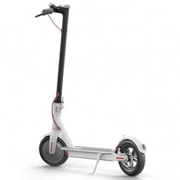 P&LK Electric Scooter P&LK Electric Scooter for Adults, 25.7 km Long-Range Battery, 8.5" Air Filled Tires - 22.5 KPH, Easy Fold-n-Carry Design, Ultra-Lightweigh Folding Commuting Motorized Scooter, White