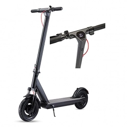 PHASFBJ Electric Scooter PHASFBJ Commuter Electric Scooter for Adults, 10" Air Filled Tires Cruise Control, Double brake system, One-Step Fold Scooter Electric for Commute and Travel