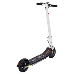 BSJZ Electric Scooter Portable Electric Folding Two-Wheel Scooter Alloy Steel Car 350W / Front Drive Adult Electric Bike 1095 * 420 * 495Mm, White