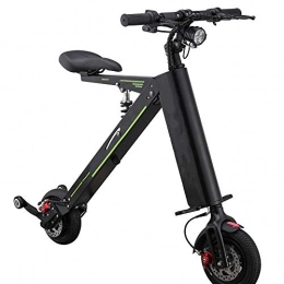 Shykey Electric Scooter Portable Folding Electric Scooter, Supporte Un Poids 100 Kg (220 Lb), Adult / Children Travel Alliage D'aluminium Electric Car, Suitable for Campus And City Trips, Black