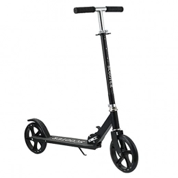 AFSDF Electric Scooter Portable Folding Fast Electric Scooter Maximum Load-Bearing 150Kg High Elastic PU Wheels for Adults And Teenagers, Black