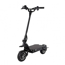PTHZ Scooter PTHZ Foldable Electric Scooter for Adult, 2000w Dual Drive Offroad Electric Scooter, Portable 10.0 Inch Folding E-bike 60-65km Long-range Rear Brake Light for Kids