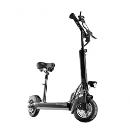 PTHZ Scooter PTHZ Folding Mobility Scooter, Electric Scooter Powerful 500w Motor Smart, Lightweight Adult Electric Scooter with Dual Brake System, Folding Electric Scooter with 10" Solid Tires, 48V15A