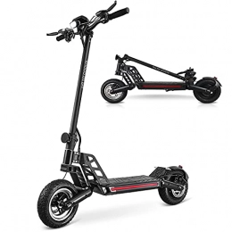 Asolym Electric Scooter Pure Electric Scooter for Adult 1000W, Foldable Aluminium Fast Electric Scooter with 10 in Vacuum Tire, 48V / 13-15AH Lithium Battery, 40KM Max Speed, 30-45 degree Max Climbing, Up to 40-45KM Range