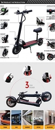 QINYUP Scooter QINYUP Adult Scooter M4 500W 48V 10 Inch Lithium Battery Folding Electric Scooter