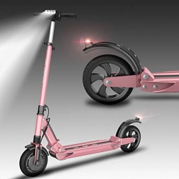QINYUP Scooter QINYUP Electric Scooter 8.5'' Tire 350W High Power, Lightweight Foldable with LCD-Display, 30KM Long Range, 36V Rechargeable Battery Kick Scooters, Pink