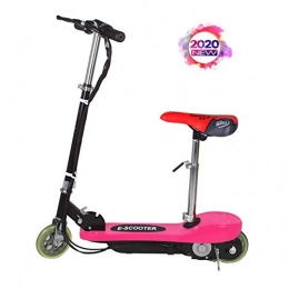 QINYUP Electric Scooter QINYUP M4 Folding Electric Scooter 6" Pneumatic Tires Foldable And Easy To Carry, Suitable for Student Campus, Adult Square Park, Pink