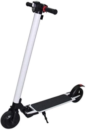 QPWZ Electric Scooter QPWZ Escooter Electric Scooter E Folding Mobility Scooter 6.5 Inch Solid Tires 18Km Range Max Speed 25Km / H 250W Motor Lcd Display Screen Suitable For Women And Teenagers (White)