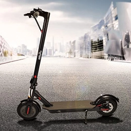 qwert Scooter qwert Anti-slip Handlebar, With Double Brake, Urban Commuter For Adults And Teenagers, LED Display, Foldable Motorized Scooter, Lightweight Electric Scooter, Black, Max Distance 30KM