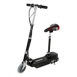 qwert Scooter qwert Electric Scooter With Detachable Seat, Urban Commuter Suitable For Adults And Teenagers, 120W Motor, 15 Km Range, Easy To Fold, Black, PU Tires