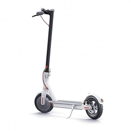 qwert Scooter qwert Foldable Electric Scooter Adult, Double Brake Aluminum E-scooter, App Contorl, Led Headlight, Durable Pneumatic Tires, For Outdoor Commuter, White, 7.8A