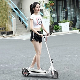 qwert Scooter qwert Max Speed 30km H, Foldable E-scooter, Unisex Youth Electric Scooter, 350w Motor, Commuter Scooter Lightweight 12kg, LCD Display Screen, Honeycomb Tires, 4A