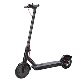 QWET Scooter QWET Portable Electric Scooter, 25Km Maximum Stroke 250W Brushless Motor Dual Brake System Battery Car, 8.5 Inch Tires, 25KM, B